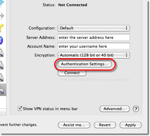 vpn settings for mac